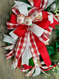 Gingerbread Christmas Holiday Wreath