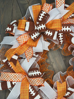 Tennesse Volunteers Football Wreath, College Football Wreaths, MADE TO ORDER