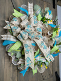 Summer Bicycle Wreath, MADE TO ORDER