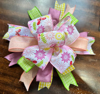 Spring Butterfly Clip-on Bow - 12"x12"