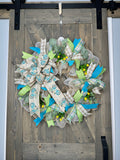 Summer Bicycle Wreath, MADE TO ORDER