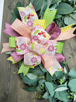 Spring Butterfly Clip-on Bow - 12"x12"